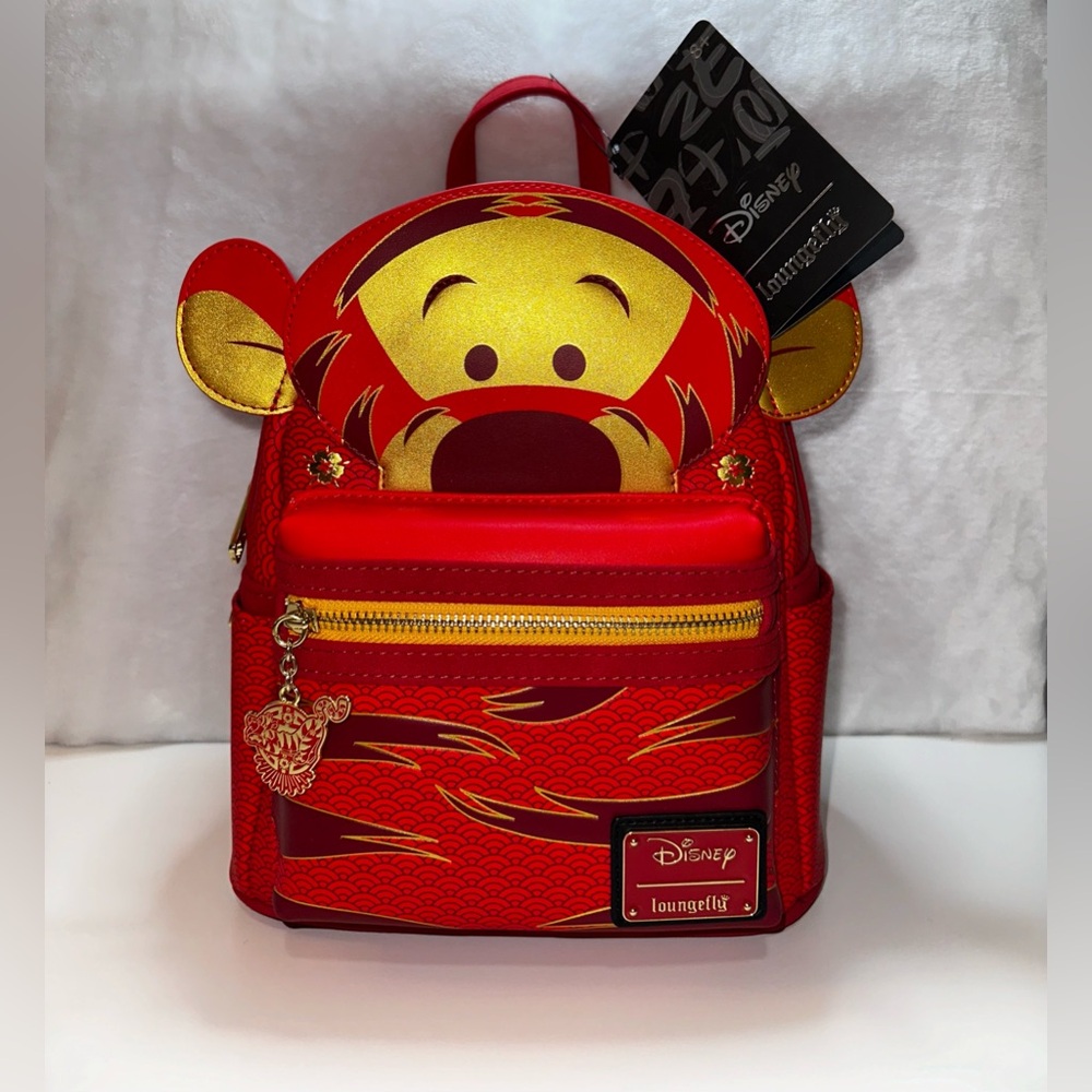 Disney Loungefly Mini Backpack Tigger Chinese New Year
